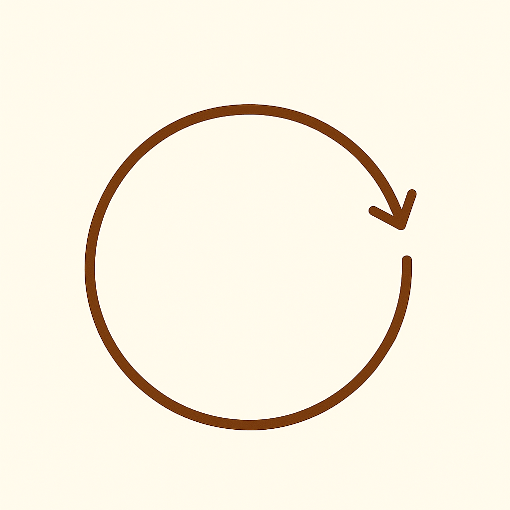 Circular arrow representing the Virtuous Circle fundraising strategy.